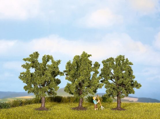 Noch 25510 4.5 cm High Fruit Trees Green Landscape Modelling (3-Piece)