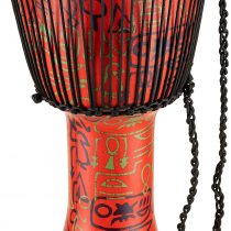 Meinl PADJ1-L-F 12 inch Travel Series Pharao´s Skript Synthetic Head Rope Tuned Plastic Djembes
