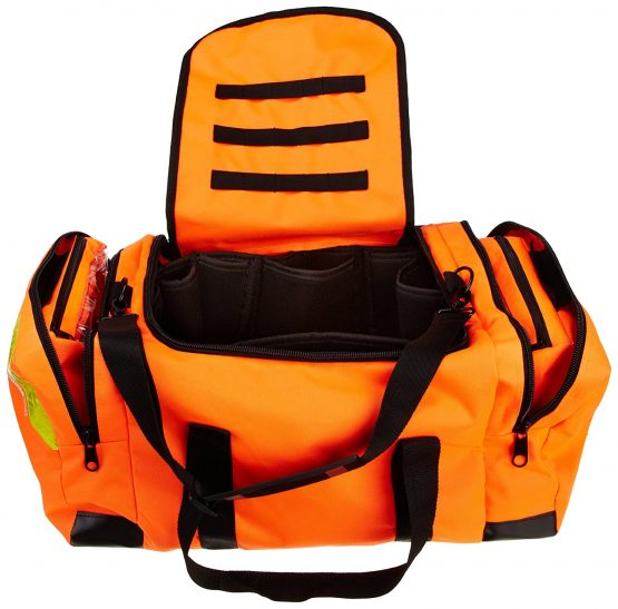 Primacare KB-4135-O First Responder Bag for Trauma, Professional Compartment Kit Carrier for Emergency Medical Supplies, Orange, 21x15x5 inches - Image 2