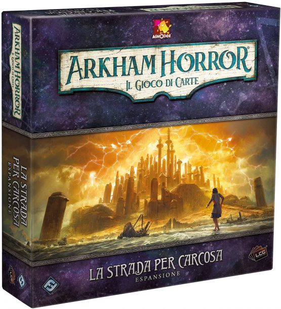 Asmodee- Arkham Horror LCG-The Road to Carcosa Card Game, Multicoloured, 9608