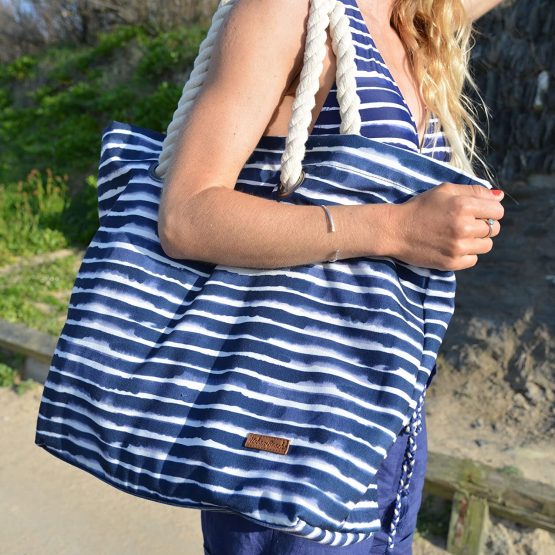 Urban Beach Tamri Canvas and Tote Bag, 56 cm - Navy Blue - Image 2