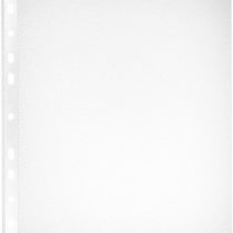 Herlitz Extra Strong Polypropylene Pack of 10 A4 Strong Plastic Poly Pockets Wallet Sleeves Clear