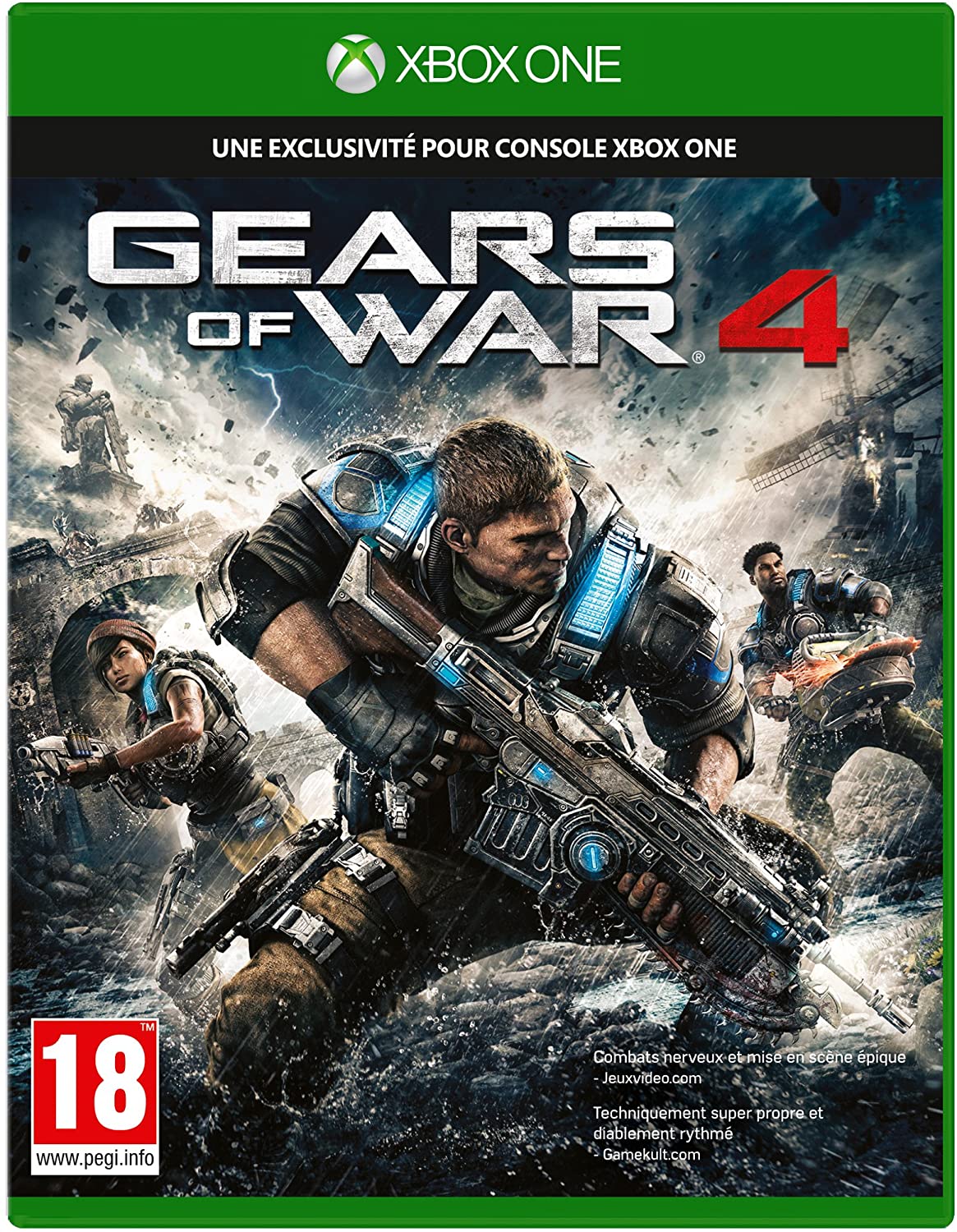 Gears of War 4 (FR/UK in game), Black, Norme
