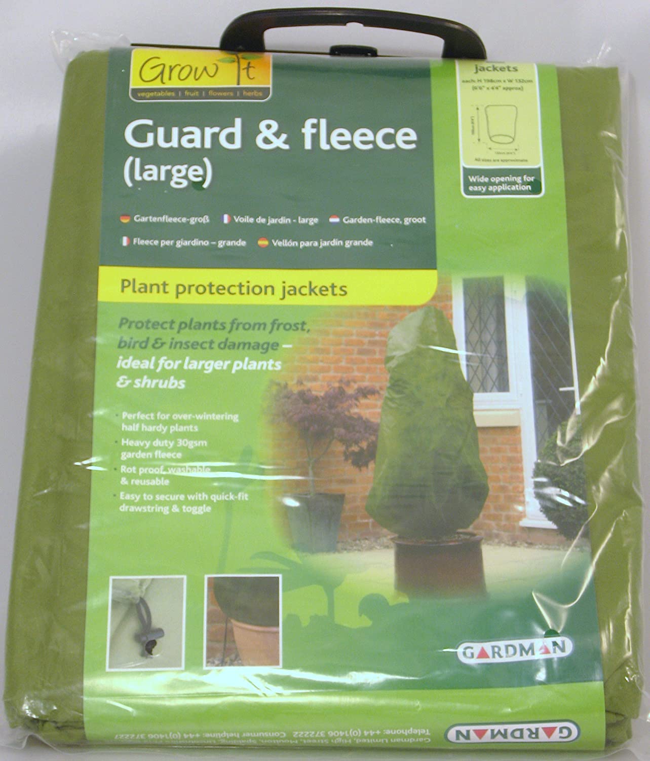 Grow It Protective Plant Jackets Large, Multicolored, h: 198cm w: 132cm