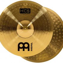 Meinl Cymbals HCS 14 inch (35,56cm) Hi-hat cymbals for Drum Set – Pair – Traditional Finish Brass, Made In Germany (HCS14H)