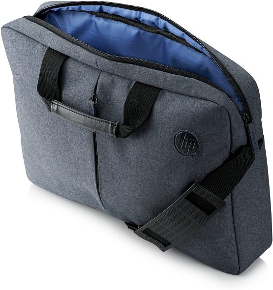 HP Essential 15.6 Inch (39.6 cm) Grey TopLoad Briefcase Messenger Bag for Laptop/Chromebook/Mac - Image 3