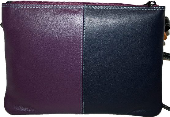 Graffiti/Golunski Small Leather Cross over Body Bag Style 7156 multi - Image 2