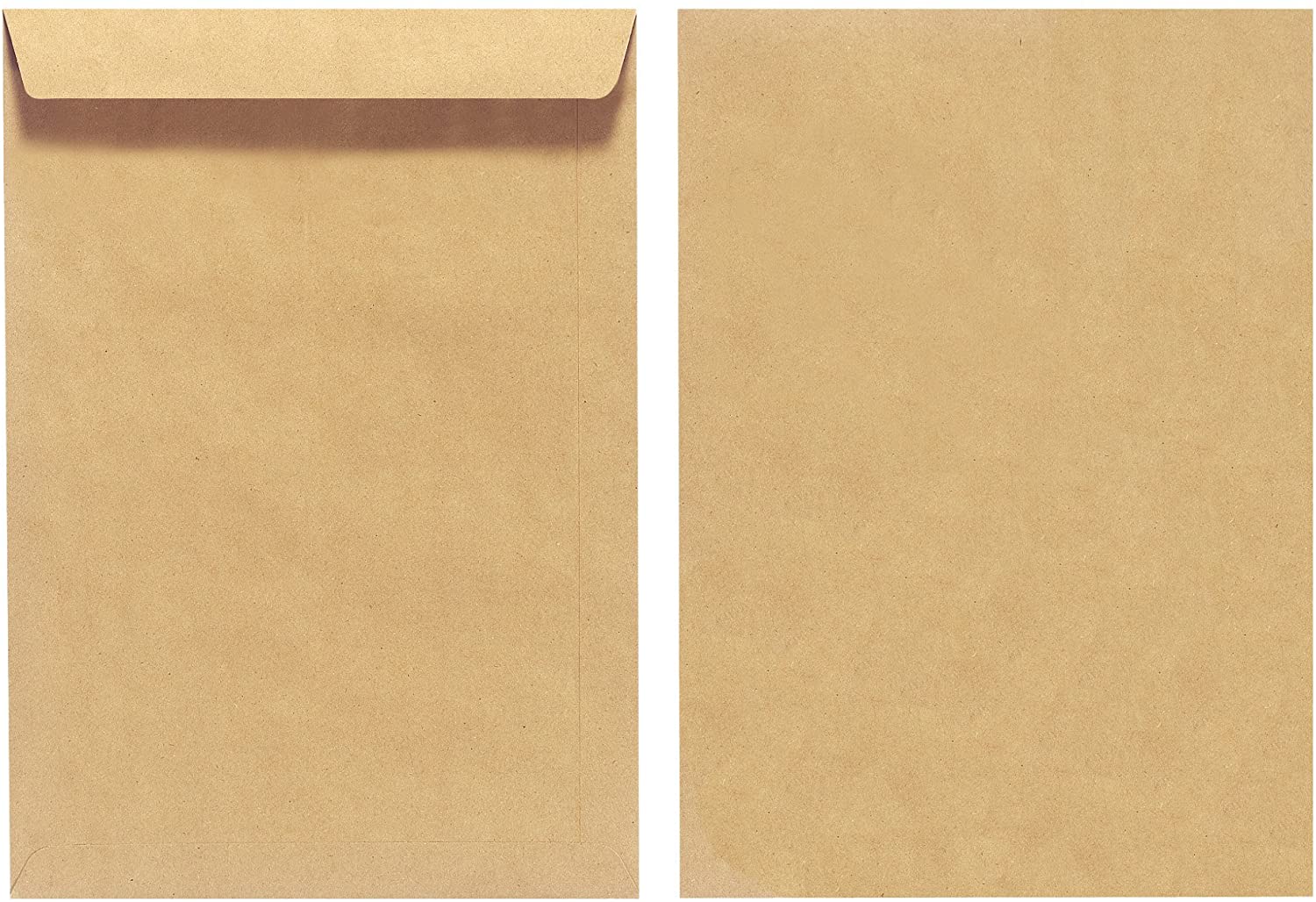 Herlitz Envelope B4 Recycled Paper 100gsm Gummed, Blue Angel, Shrink-Wrapped Pack of 10, Brown Pack of 10