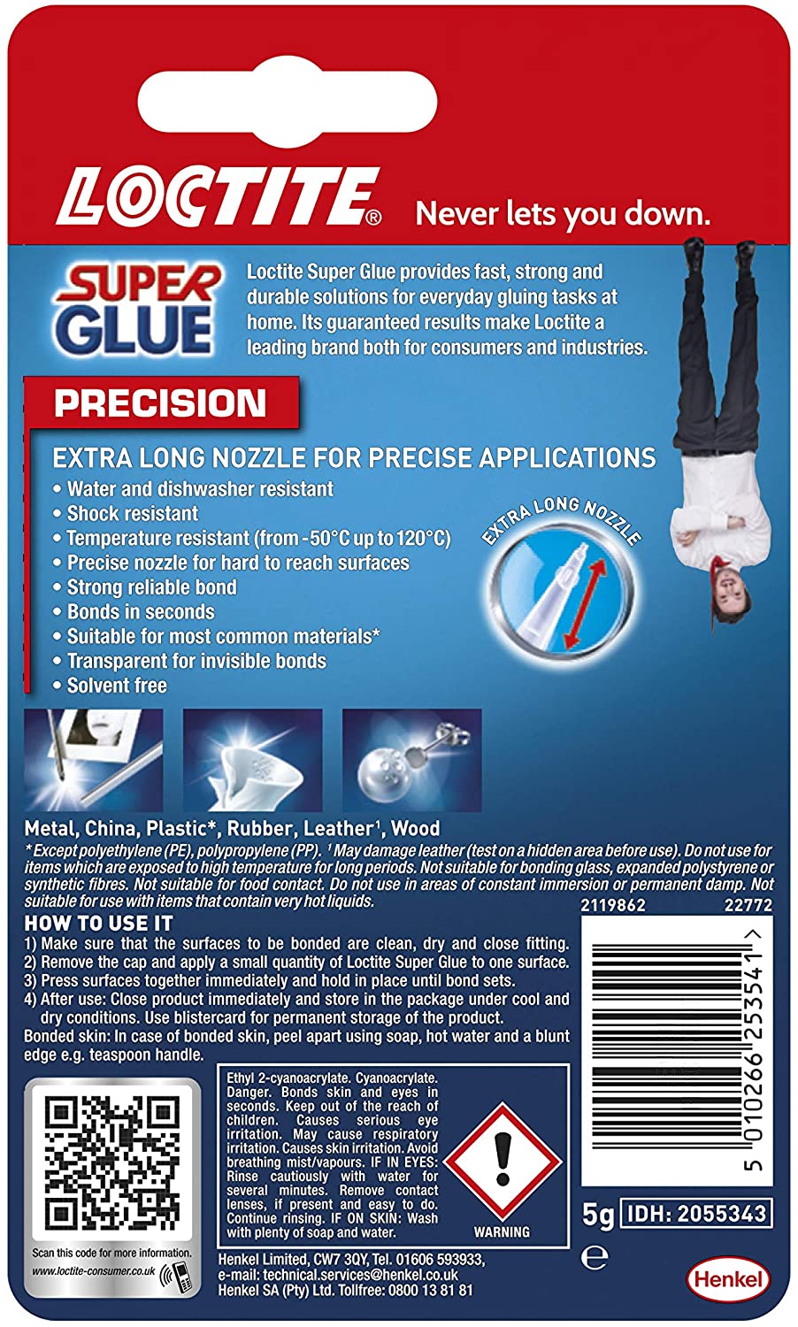 Loctite Precision, Strong All Purpose Adhesive for High-Quality ...