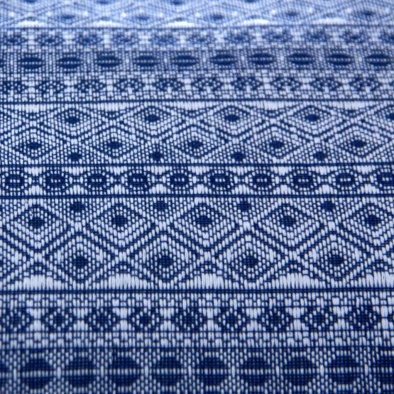Didymos Indio Baby Wrap Sling (Size 8, Dark Blue/ White) - Image 4