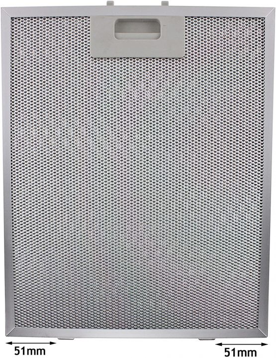 SPARES2GO Cooker Hood Metal Grease Filter (Silver, 320 x 260mm)
