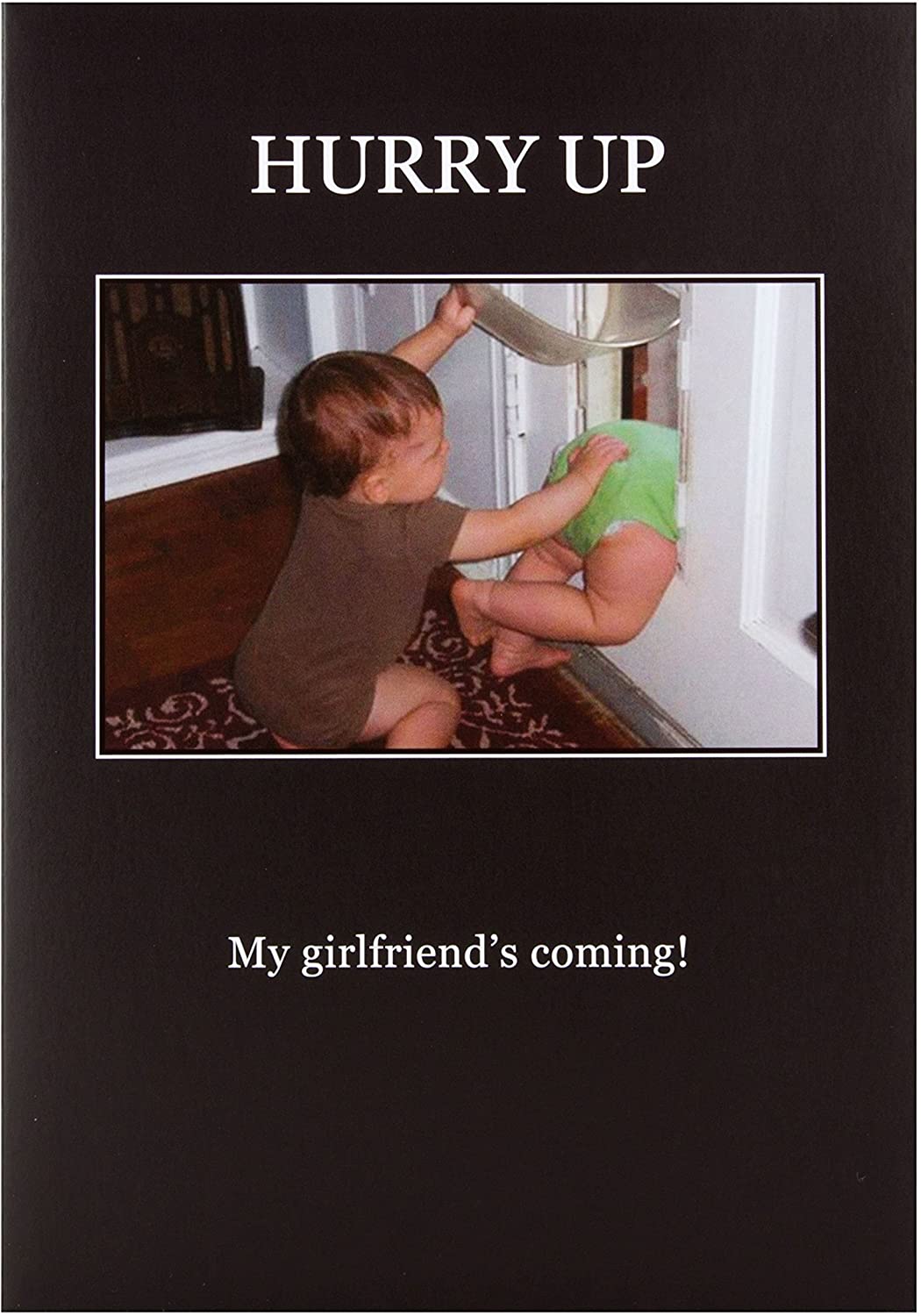 Hallmark Funny Card 'Hurry Up' - Medium