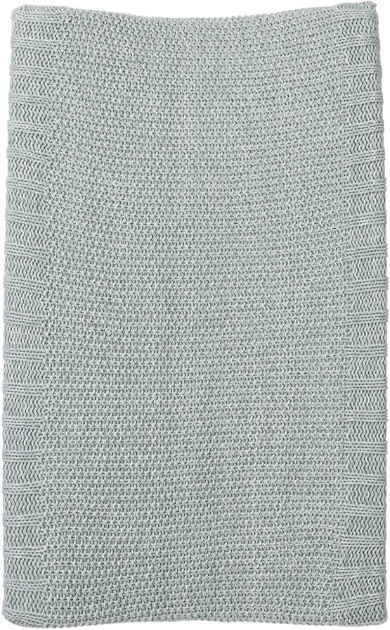 Meyco 2763084 2-Wedge Changing Mat Cover Knitted 100% Cotton 45 x 70 cm Relief Mixed Stone Green Multi-Coloured - Image 2
