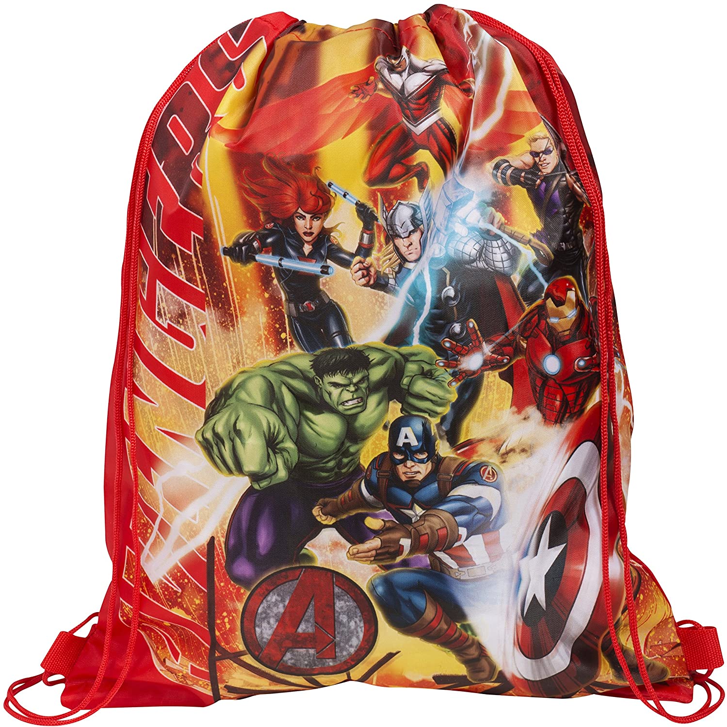 Marvel Avengers PE Drawstring Bag Back Pack Shoulder Shoe Bag Back To School