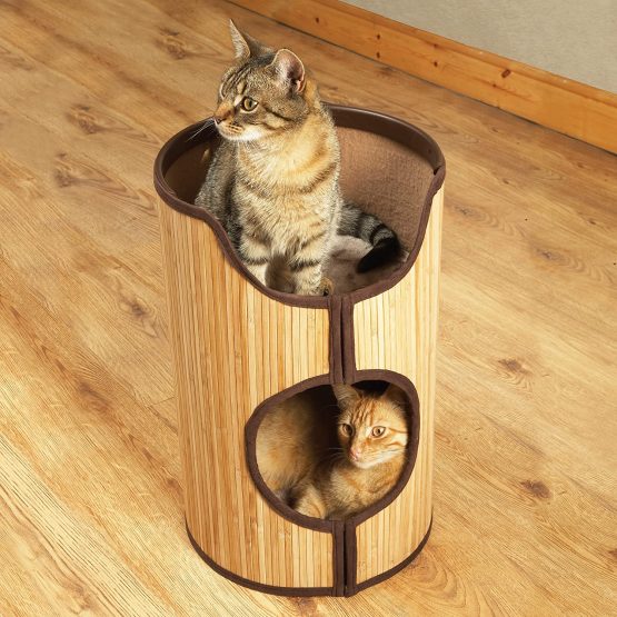Rosewood Bamboo Cat Tower - Image 2