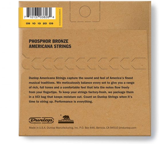 Jim Dunlop DJP0920 Phosphor Bronze 5 String Set Banjo Strings - Image 2