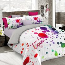KI-OSA Duvet Cover Set with Full Coverage Digital Print,250x200cm, KIO615, Cotton, KIO 615, Double