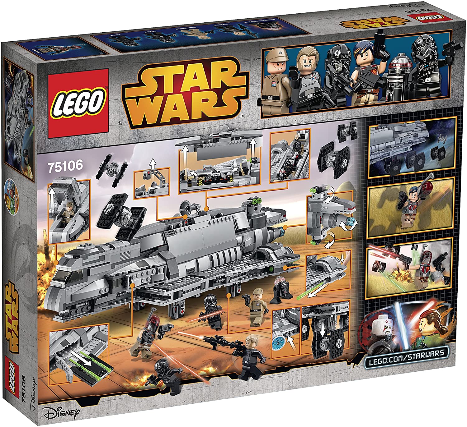 LEGO 75106 Star Wars Imperial Assault Carrier - Image 2