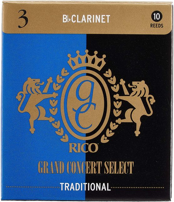 Rico 3.0 Strength Grand Concert Select Traditional Reeds for Bb Clarinet (Pack of 10) - Image 4