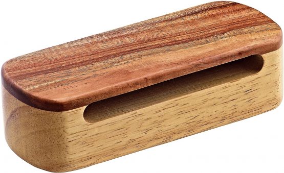 Meinl PMWB1-L Professional Large Wood Block with Wooden Beater - Natural - Image 2