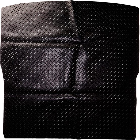 Sakura WW1516 Rubber Boot Mat, Black Trim