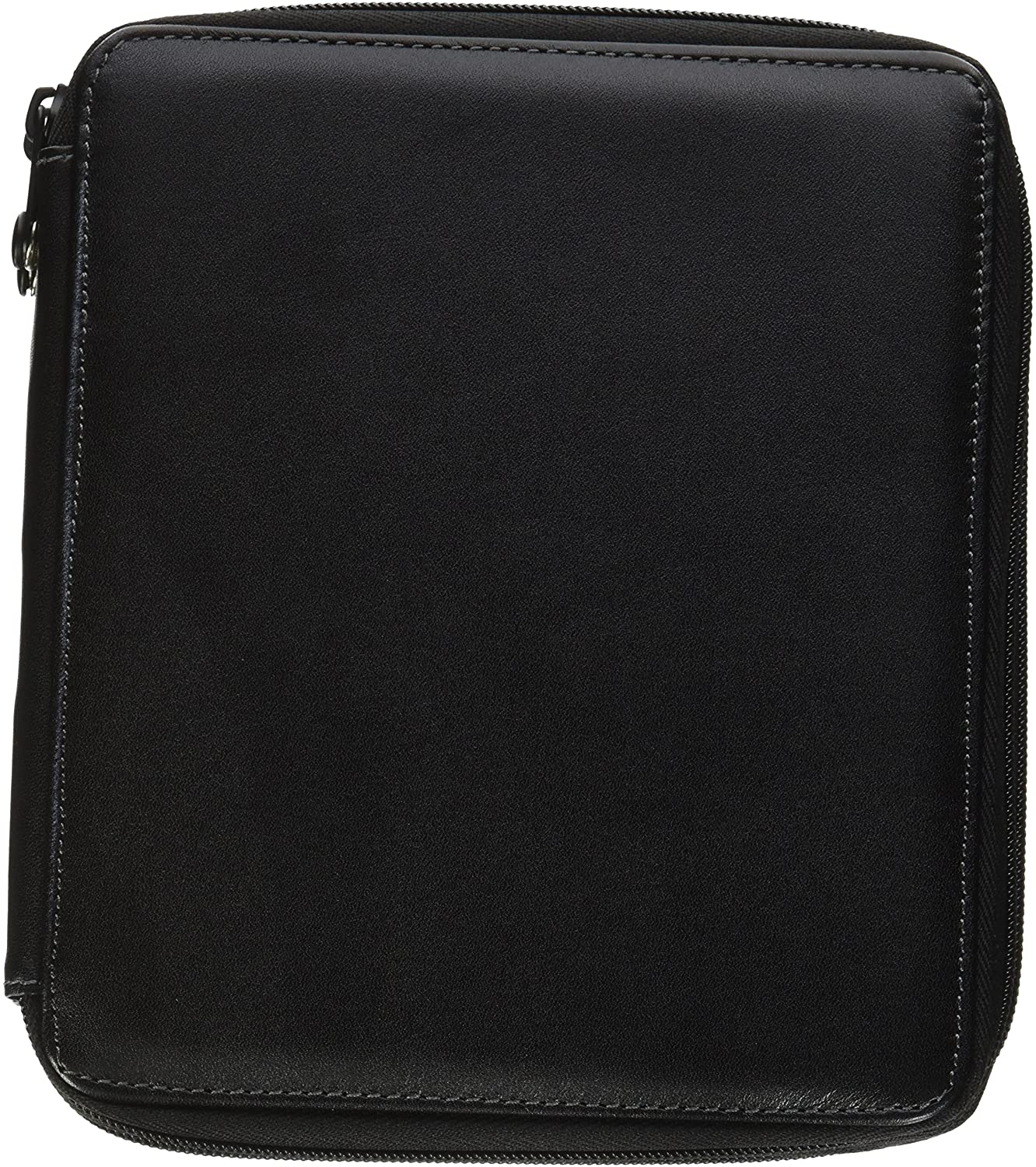 Global : Leather Black Folding Colour Pencil Case Holds 72, 72 Pencil Capacity