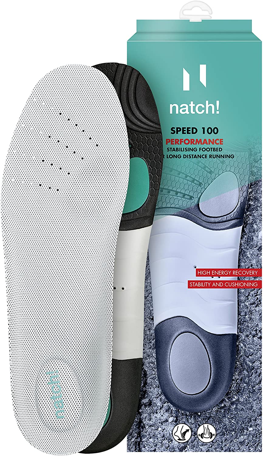 Natch! Speed 100 6-Inch Anatomically Shaped Light Footbed, Multicoloured
