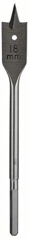 Bosch 1x Spade Bit (for softwood medium-hard wood, Hex, diameter 18,0 mm, Accessory Drill Driver), silver, 18 mm - Image 2