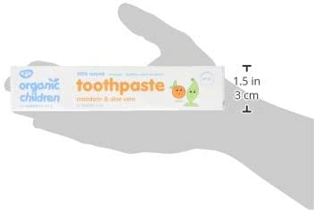 Green People Organic Children Mandarin & Aloe Vera Toothpaste, 100% Natural, for Kids, Fluoride & SLS Free, Vegan - Image 4
