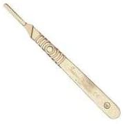 Swann Morton Swann Morton Number 4 Stainless Steel Scalpel Handle - No4, Silver, No.4