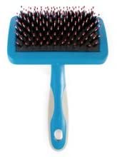 Ancol Ergo Hedgehog Pet Slicker for Long Short, Silky & Curly Coats, Dog Puppy Multipurpose Hygiene Tool