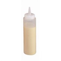 Vogue K657 Vogue Squeeze Sauce Bottle, 12 oz., Clear