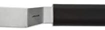 Arcos Professional Gadgets - Spatula - Stainless Steel 3.5"x1" - Handle Polypropylene Black Color