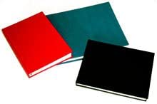 Hahnemuhle Sketch Book D&S, 140gsm Book, Black with stitched binding, A6 Landscape - Image 4