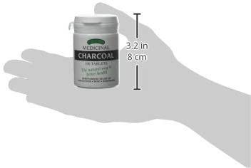 Bragg's Medicinal Charcoal 100 Tablets, Black Biconvex Tablet No Break Lines, 100 Count (Pack of 1) - Image 3