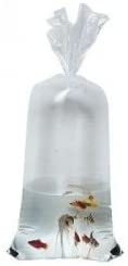 17" x 6" Fish Transport Bags Strong 200 Guage Quality Transportation Bags x25, Transparent, 6" x 15"