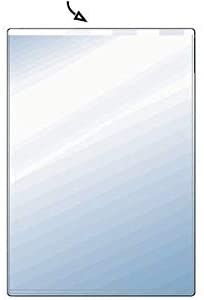 Rexel 23412090 Document Protector Soft PVC Foil 170 µm with Slight Grain 59 x 89 mm Opening at Top Pack of 25 Transparent