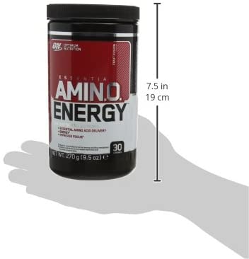 Optimum Nutrition Amino Energy Pre Workout Powder, Energy Drink with Amino Acids, BCAA, L-Glutamine and L-Leucine - Image 4