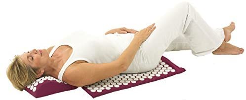 GMMH Shanti Acupressure Acupressure Pillow, Neck Pillow, Aplikator29x22 Purple, 31x23 - Image 3