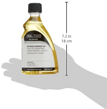 Winsor & Newton 500Ml Refined Linseed Oil, transparent, 500 ml (Pack of 1) - Image 3