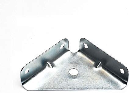 Merriway BH07332 (100 Pcs) Corner Repair Bracket Braces, BZP 50 mm x 50 mm (2 Inch x 2 Inch) - Pack of 100 Pieces