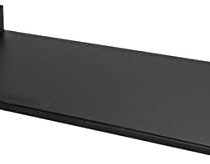 StarTech 1U Fixed Server Rack Mount Shelf - 10in Deep Steel Universal Cantilever Tray for 19" AV/ Network Equipment Rack - Heavy Duty Steel - Weight Capacity 44lbs/20kg, Black (CABSHELF1U10)