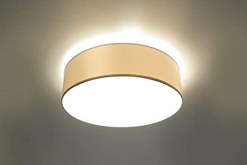 SOLLUX lighting New White Kitchen and Living Room PVC Sollux Arena 35 SL.0123 Round Modern Ceiling Light 2 Bulbs LED E-27 Lights for The Best Price - Image 4