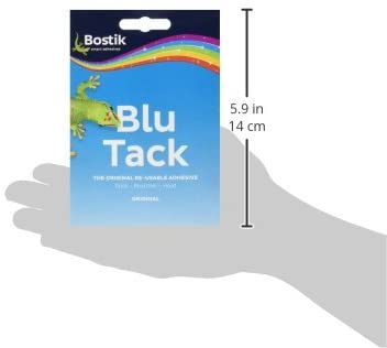 Bostik Blu-tack Original Mastic Putty Adhesive Non-toxic Blue 60g Ref 801103, Handy - Image 4
