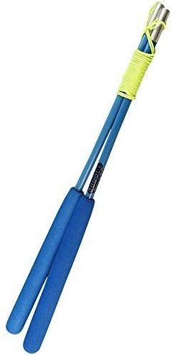 Superglass Grind Coloured Fibre Glass Diabolo Handsticks and Diablo String, Green, Red, Or Blue, Small - Image 2