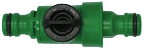 Kingfisher IT608 Inline Hose Tap - Green, Transparent, 4.2x3.1x8.6 cm
