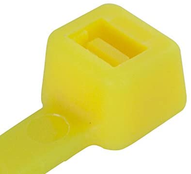 Gocableties Yellow Cable Ties, 300mm x 4.8mm, Pack of 100, 12" Premium Nylon Zip Ties, Multi-Purpose Plastic Tie Wraps - Image 3