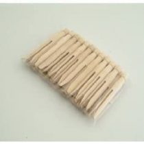 KNIGHT Wooden Dolly Pegs Pack of 12 KLÄDNYPOR, Traditional Clothes Line Pegs for Washing Lines Laundry & Craft.