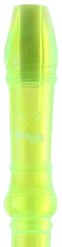 Stagg Soprano recorder with baroque fingering, translucent green - Image 2