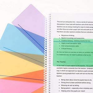 kuou 8 Pcs Reading Strips, Guided Highlight Strips Reading Rulers ...